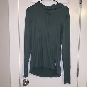 Army Green Funnel Neck Pullover/Hoodie